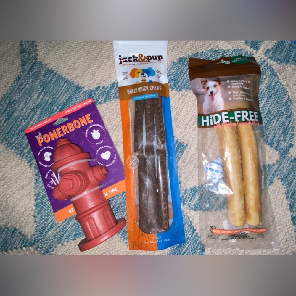 Heavy Duty dog toy and Treats Hide Free